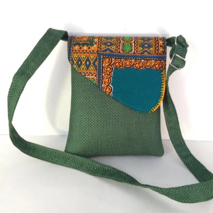 African traditional CrossBody Handmade Laptop Bag