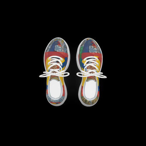 All-Over Print Man's Thick Bottom Sports Shoes