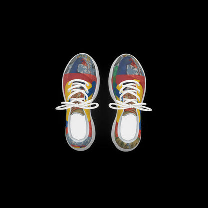 All-Over Print Man's Thick Bottom Sports Shoes