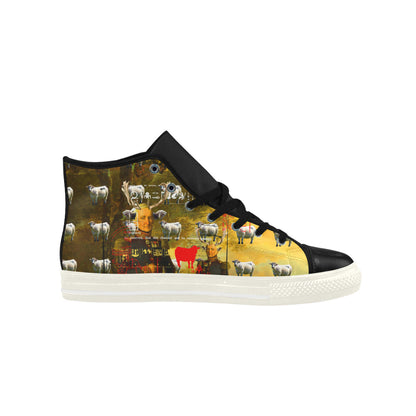 BOVINE High Top Action Leather Women's Shoes