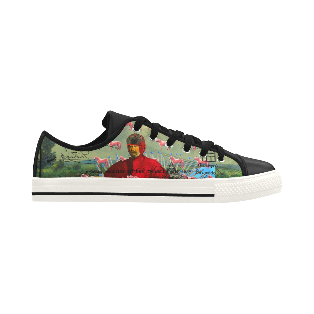 I FOUND THEM IN THERE III Low Top Action Leather Women's Shoes