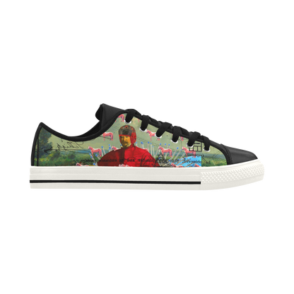 I FOUND THEM IN THERE III Low Top Action Leather Women's Shoes