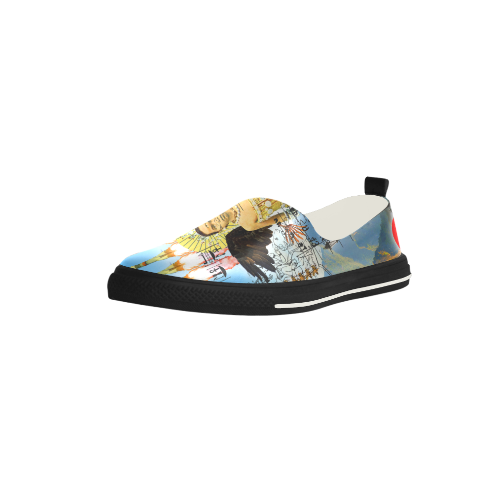 ROCKET GIRL II Slip-on Microfiber Women's Shoes