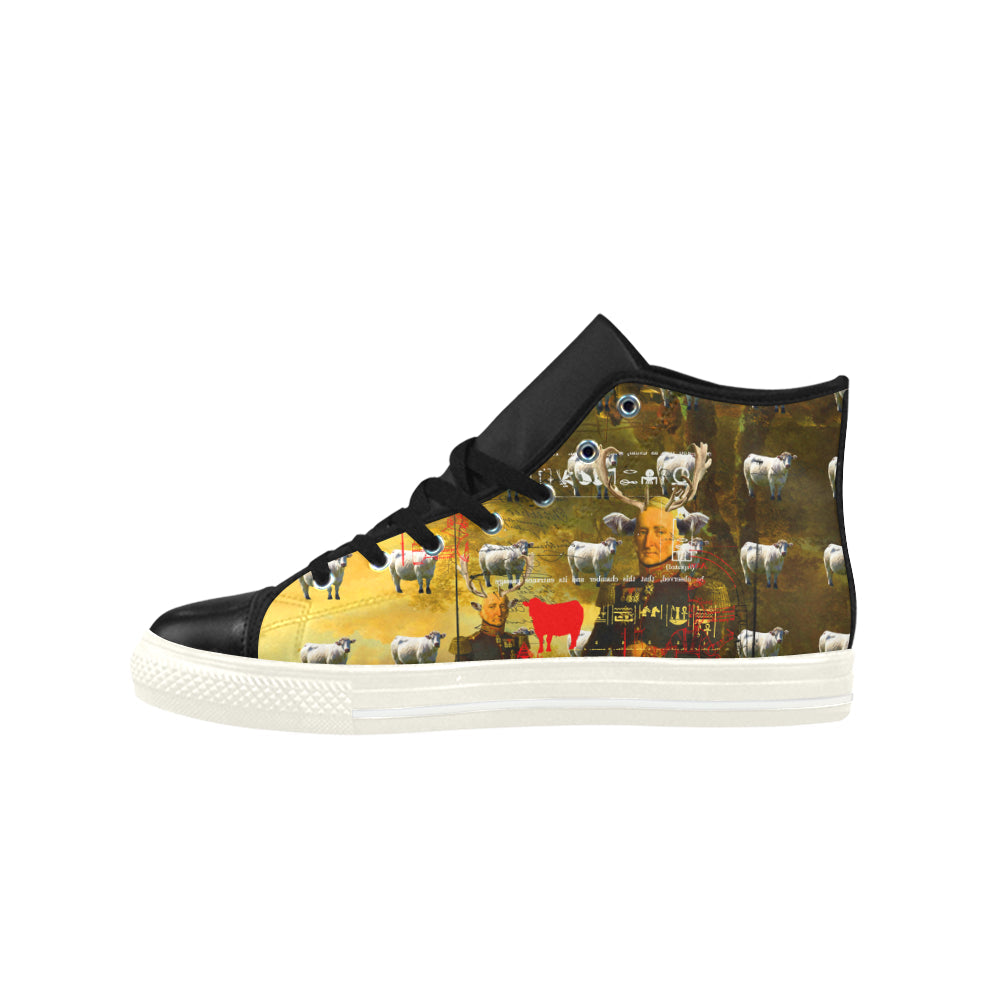 BOVINE High Top Action Leather Women's Shoes