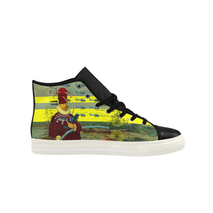THE HELICOPTER REPAIRMAN High Top Action Leather Men's Shoes