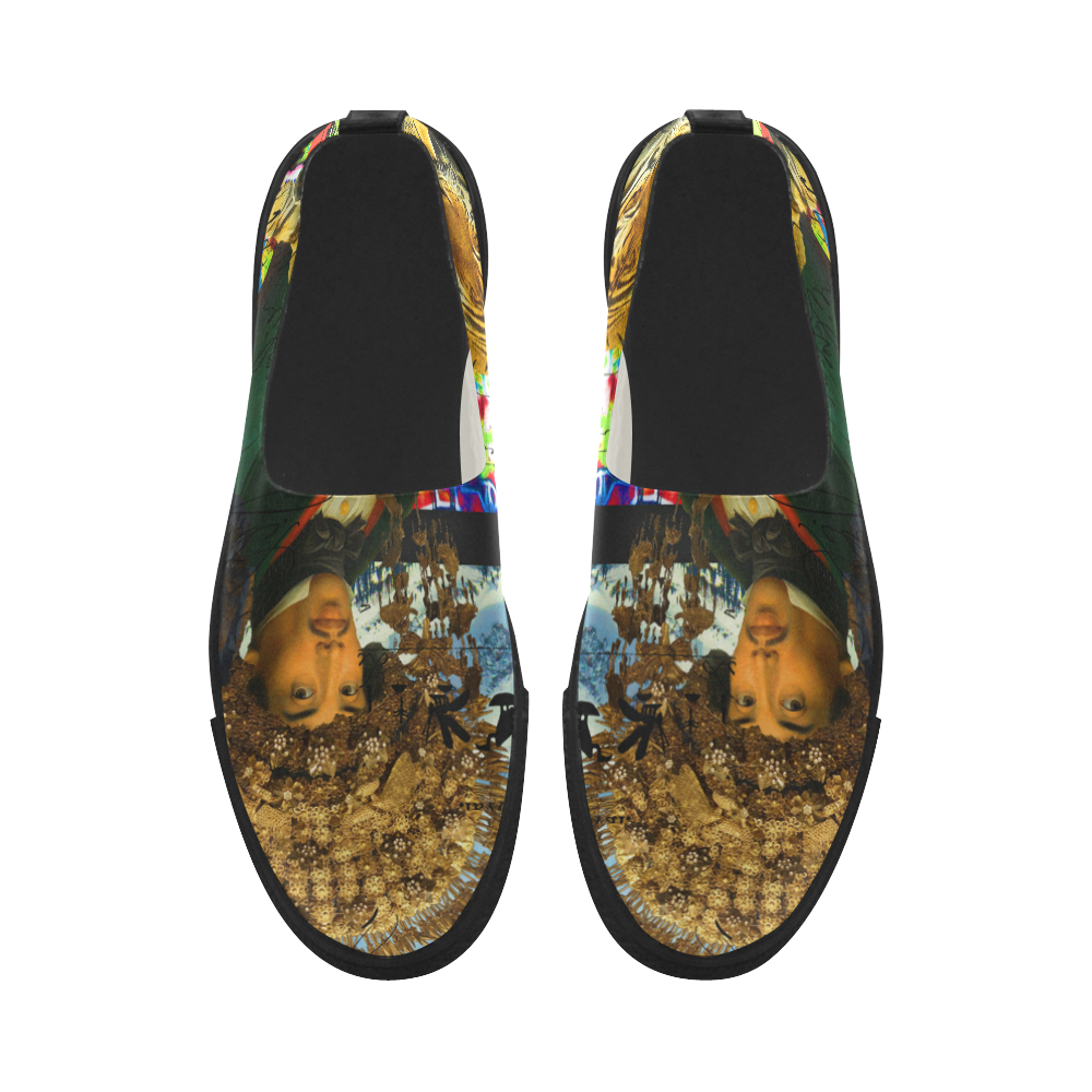 THE EMPEROR OF SNOWY MOUNTAIN III Slip-on Microfiber Women's Shoes
