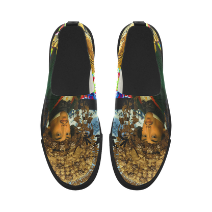 THE EMPEROR OF SNOWY MOUNTAIN III Slip-on Microfiber Women's Shoes
