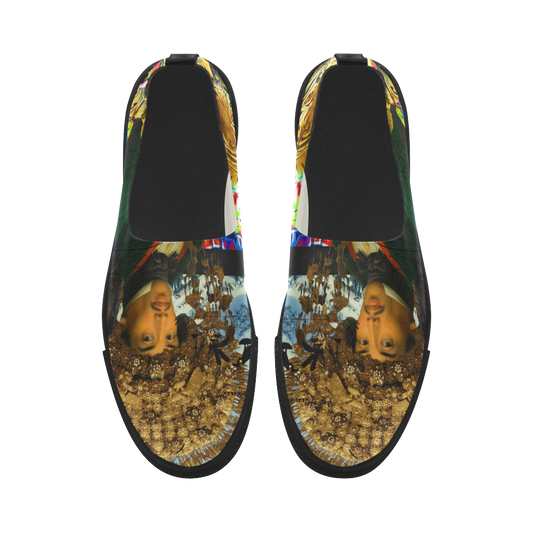 THE EMPEROR OF SNOWY MOUNTAIN III Slip-on Microfiber Women's Shoes