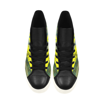 THE HELICOPTER REPAIRMAN High Top Action Leather Men's Shoes