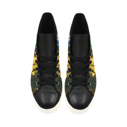 AND THIS, IS THE RAINBOW BRUSH CACTUS. II High Top Action Leather