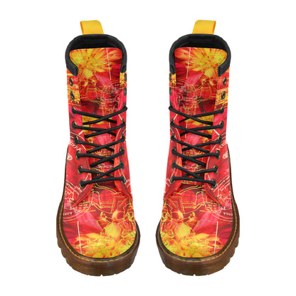 THE SITAR PLAYER Men's Leather High Boots