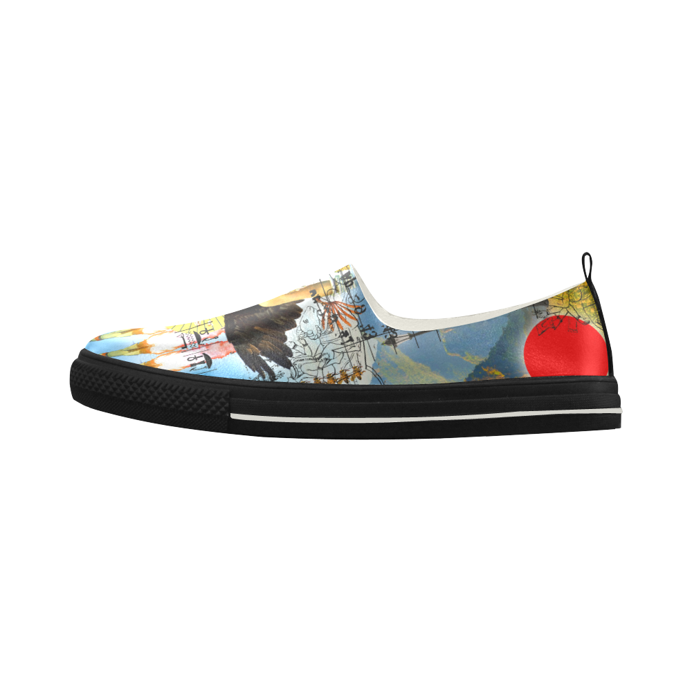 ROCKET GIRL II Slip-on Microfiber Women's Shoes