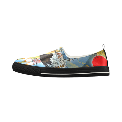 ROCKET GIRL II Slip-on Microfiber Women's Shoes