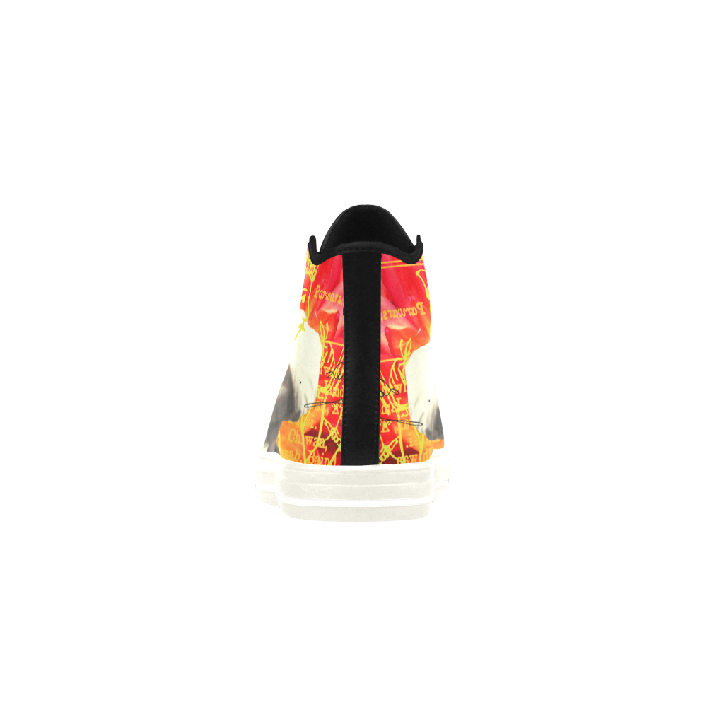 THE SITAR PLAYER High Top Action Leather Men's Shoes