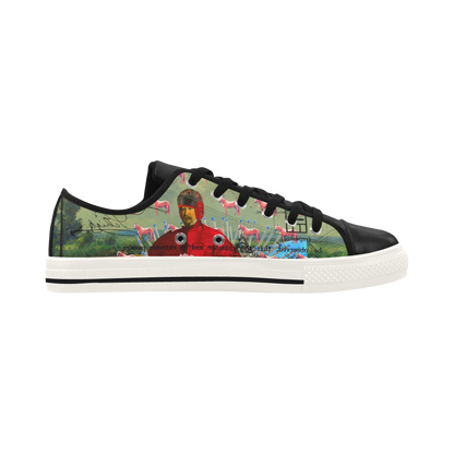 I FOUND THEM IN THERE III Low Top Action Leather Women's Shoes
