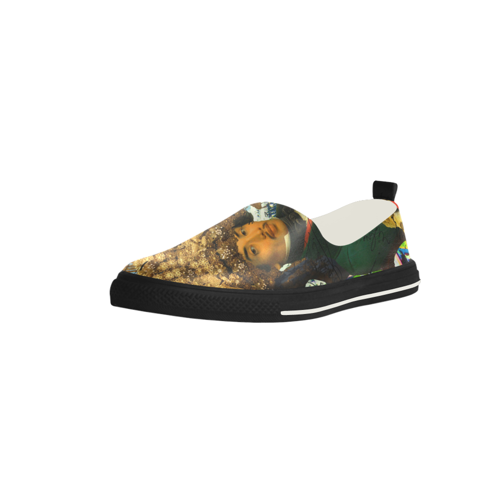 THE EMPEROR OF SNOWY MOUNTAIN III Slip-on Microfiber Women's Shoes