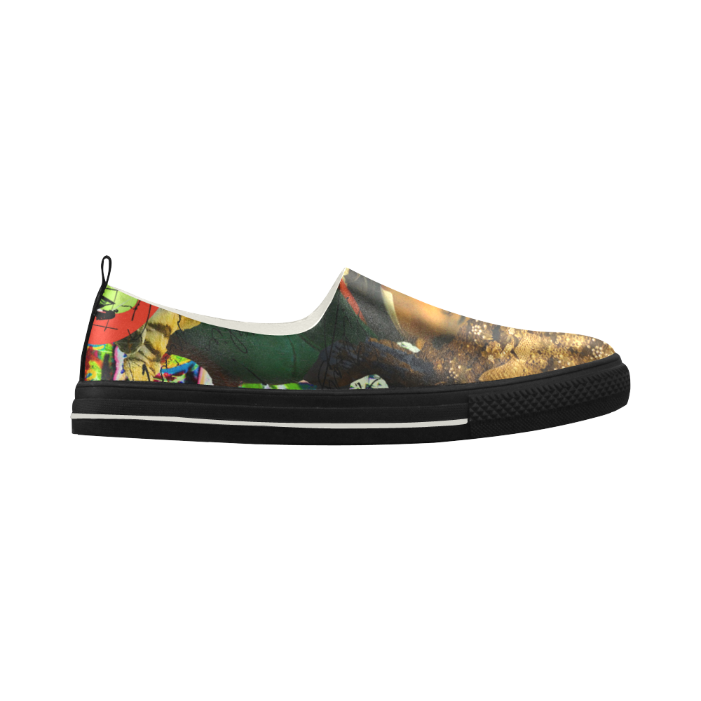 THE EMPEROR OF SNOWY MOUNTAIN III Slip-on Microfiber Women's Shoes