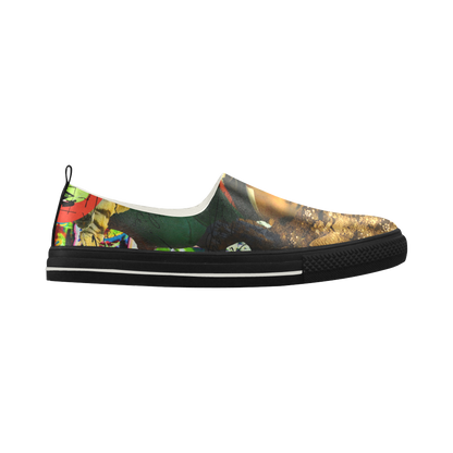 THE EMPEROR OF SNOWY MOUNTAIN III Slip-on Microfiber Women's Shoes