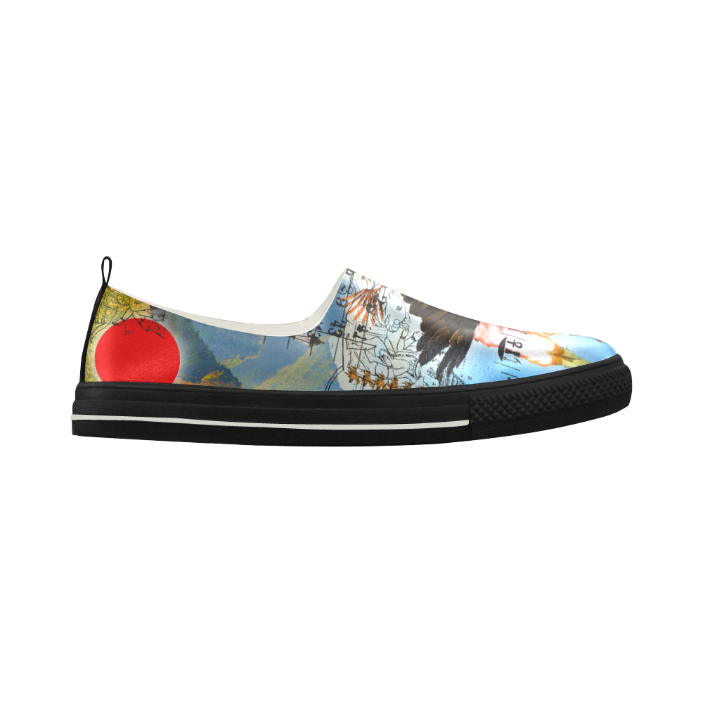 ROCKET GIRL II Slip-on Microfiber Women's Shoes