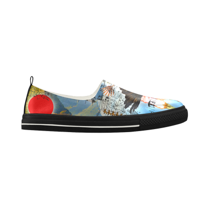 ROCKET GIRL II Slip-on Microfiber Women's Shoes