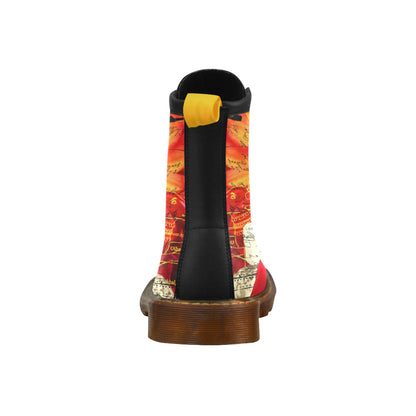 THE SITAR PLAYER Men's Leather High Boots