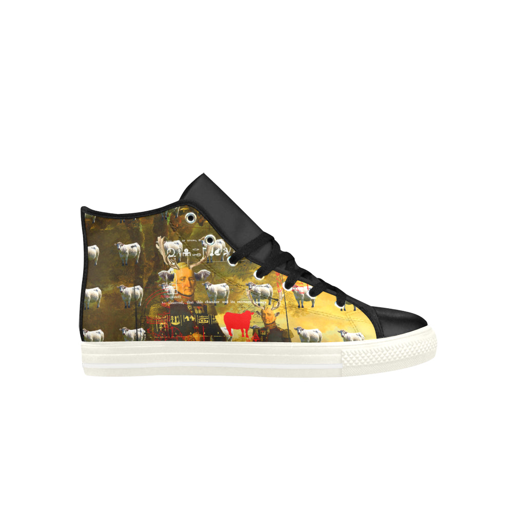 BOVINE High Top Action Leather Women's Shoes