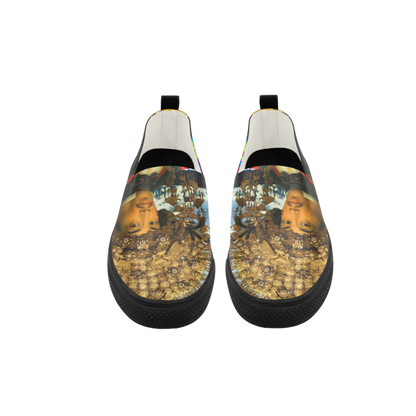 THE EMPEROR OF SNOWY MOUNTAIN III Slip-on Microfiber Women's Shoes