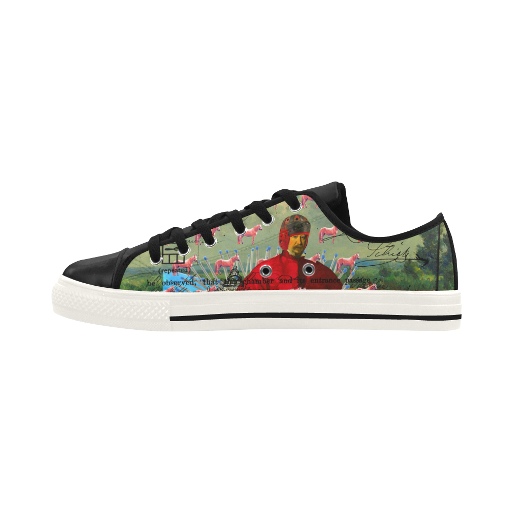 I FOUND THEM IN THERE III Low Top Action Leather Women's Shoes