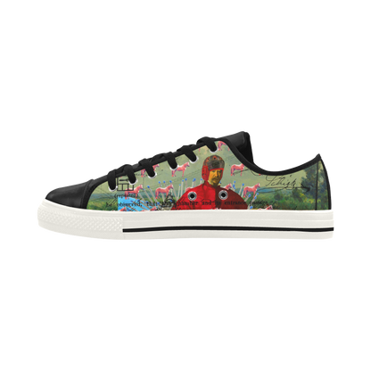 I FOUND THEM IN THERE III Low Top Action Leather Women's Shoes
