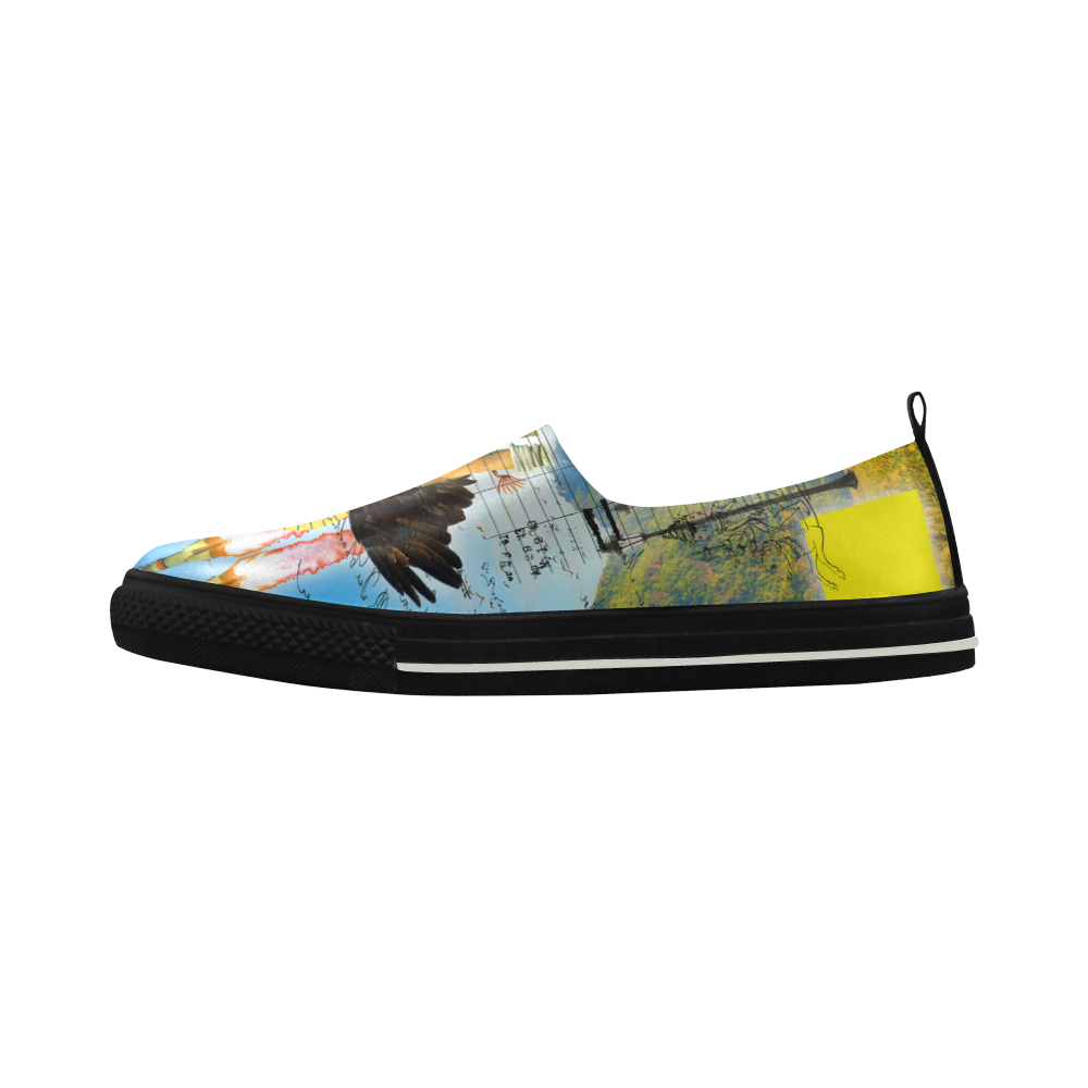 ROCKET GIRL II Slip-on Microfiber Women's Shoes