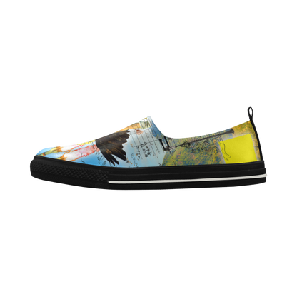 ROCKET GIRL II Slip-on Microfiber Women's Shoes