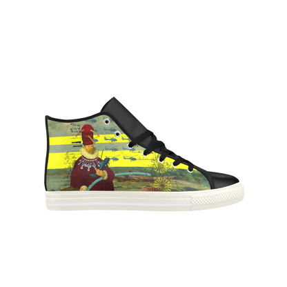 THE HELICOPTER REPAIRMAN High Top Action Leather Men's Shoes
