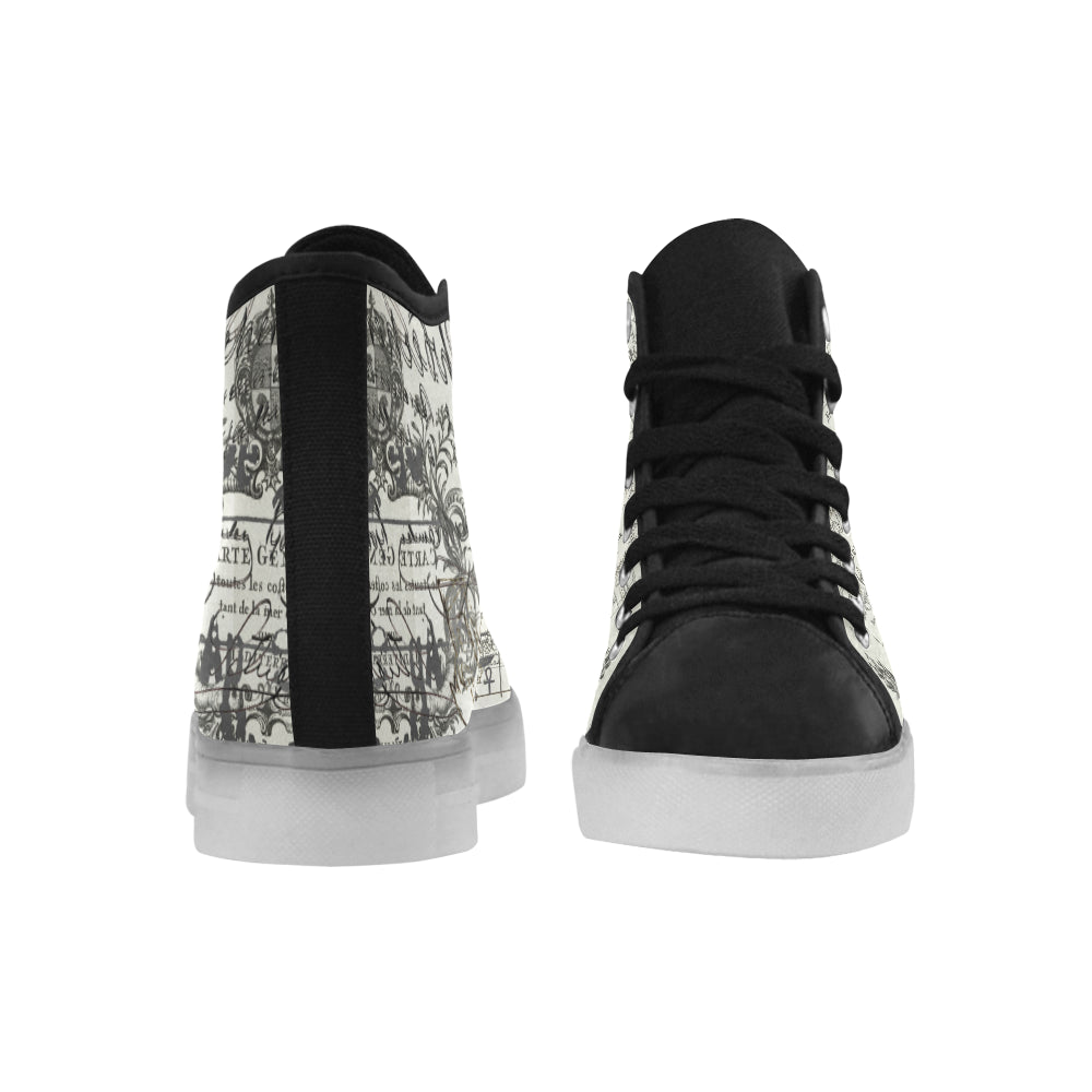 MAP AND SOME ILLUSTRATIONS Light Up Women's Sneakers