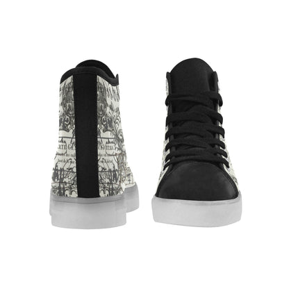 MAP AND SOME ILLUSTRATIONS Light Up Women's Sneakers
