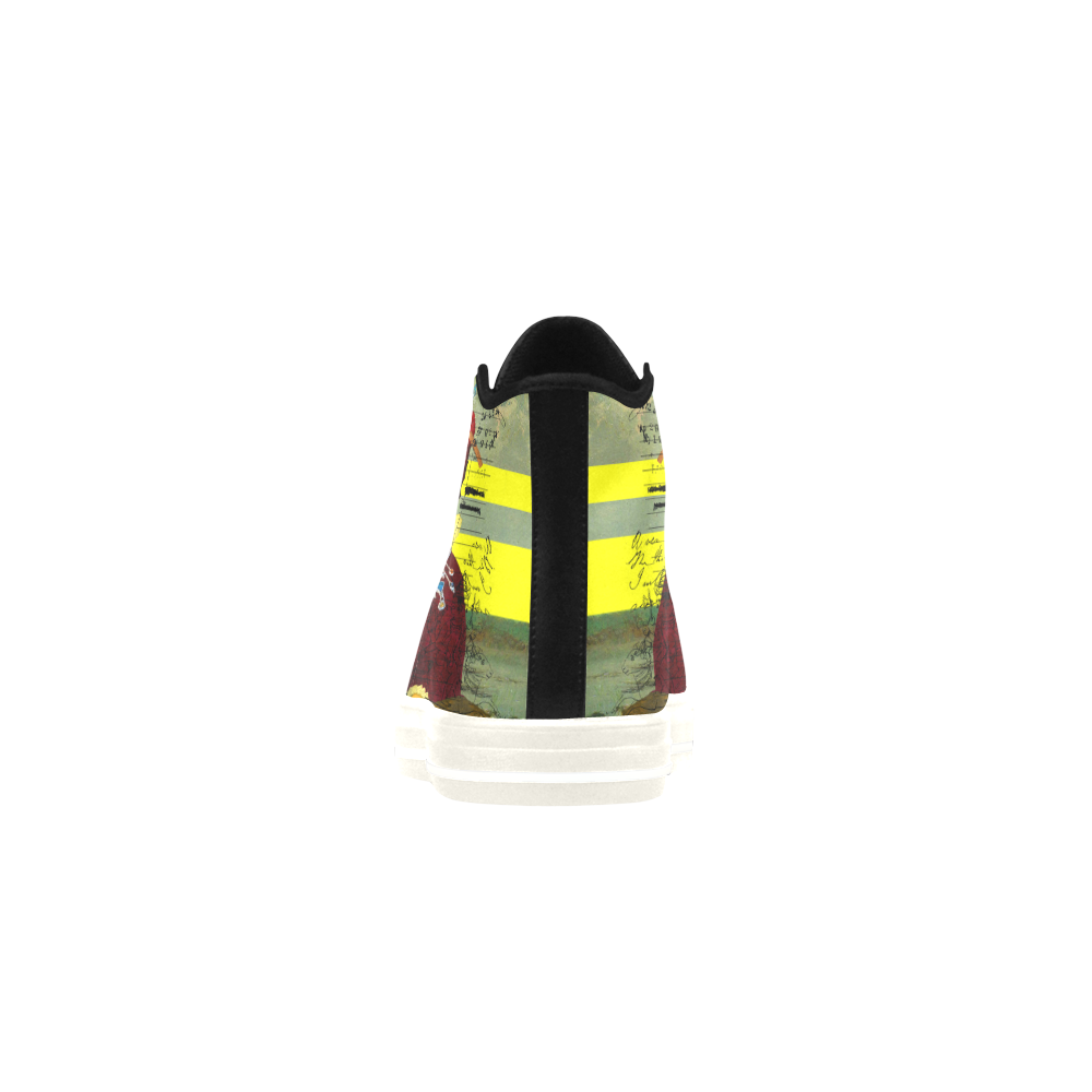 THE HELICOPTER REPAIRMAN High Top Action Leather Men's Shoes