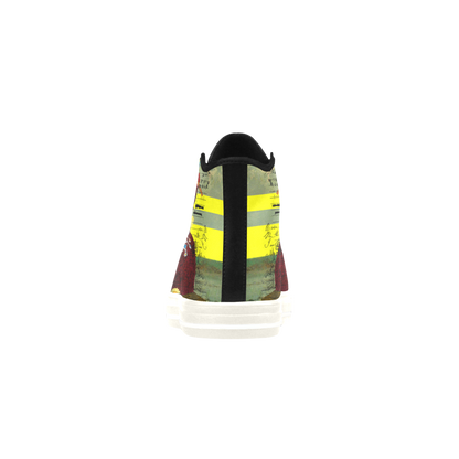 THE HELICOPTER REPAIRMAN High Top Action Leather Men's Shoes