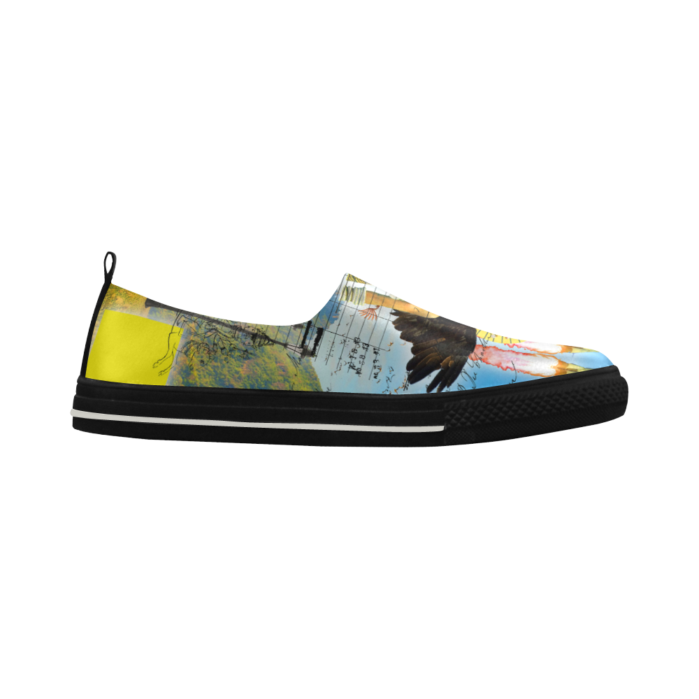 ROCKET GIRL II Slip-on Microfiber Women's Shoes