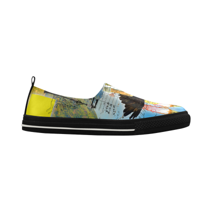 ROCKET GIRL II Slip-on Microfiber Women's Shoes