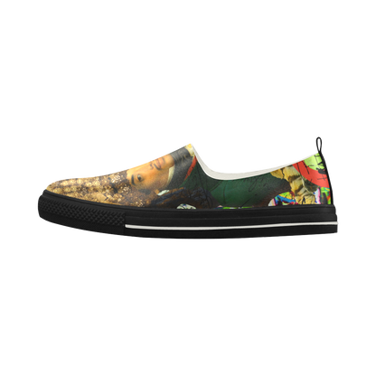 THE EMPEROR OF SNOWY MOUNTAIN III Slip-on Microfiber Women's Shoes