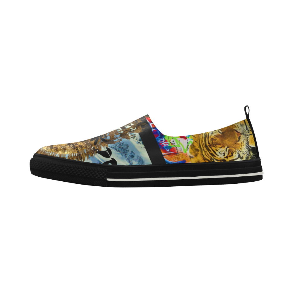 THE EMPEROR OF SNOWY MOUNTAIN III Slip-on Microfiber Women's Shoes
