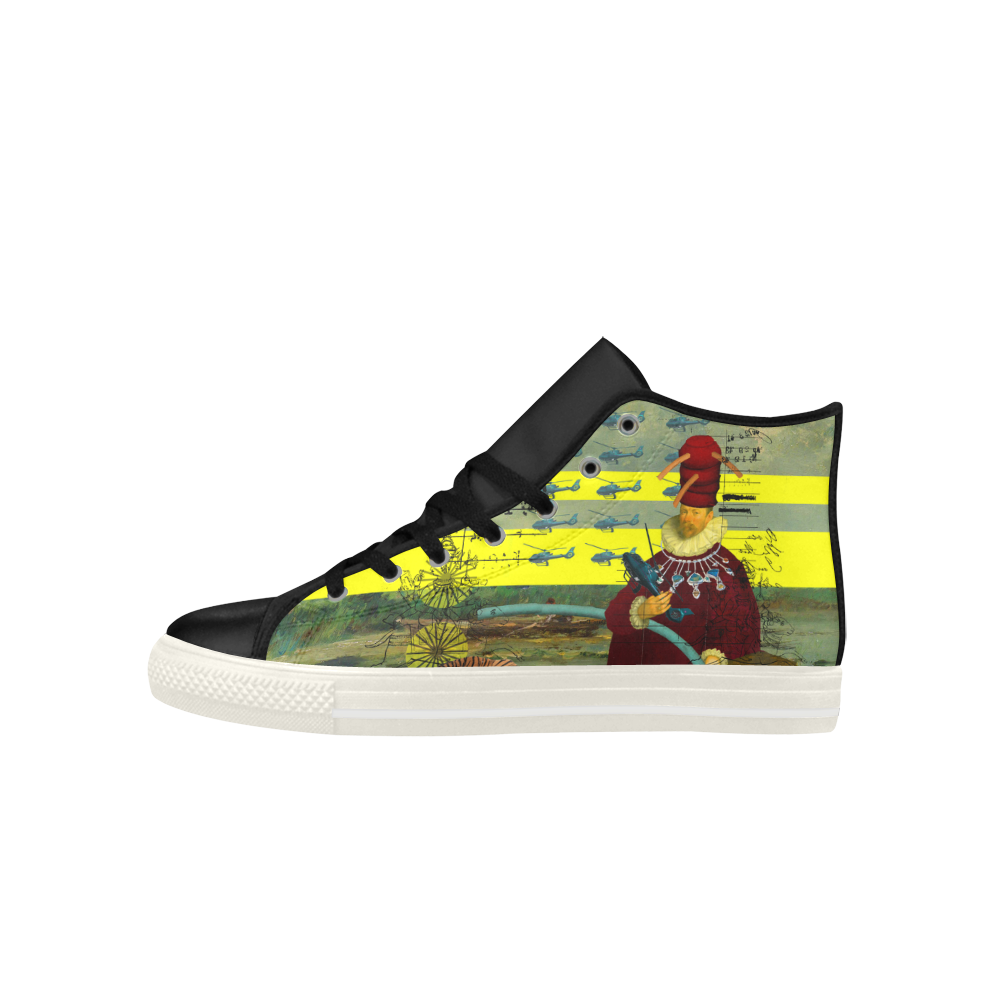 THE HELICOPTER REPAIRMAN High Top Action Leather Men's Shoes