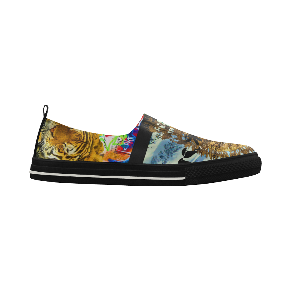 THE EMPEROR OF SNOWY MOUNTAIN III Slip-on Microfiber Women's Shoes