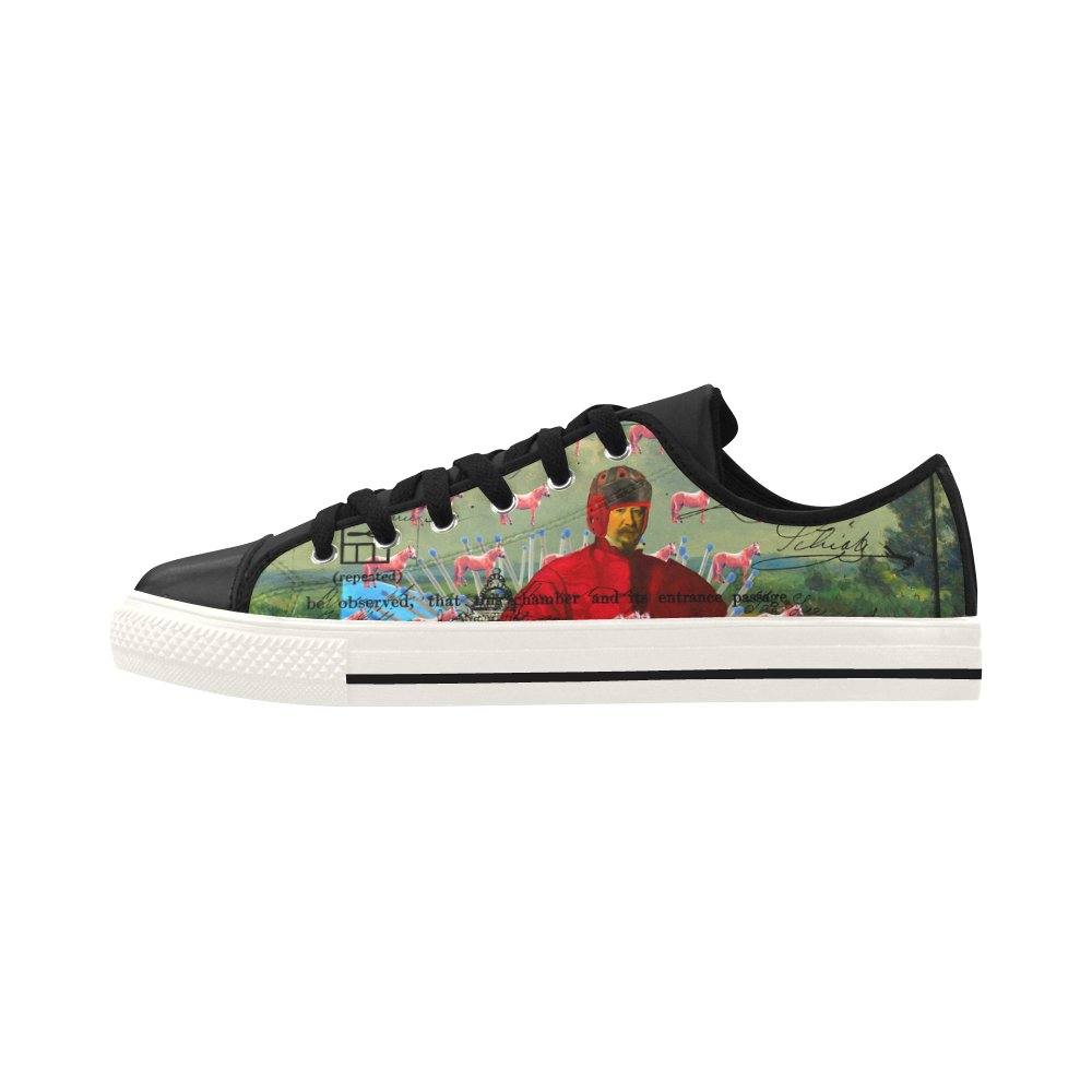 I FOUND THEM IN THERE III Low Top Action Leather Women's Shoes