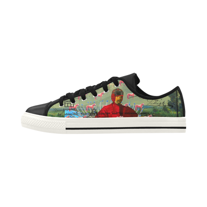 I FOUND THEM IN THERE III Low Top Action Leather Women's Shoes