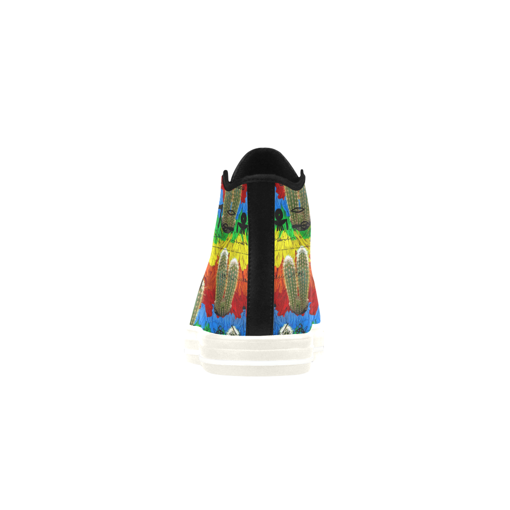 AND THIS, IS THE RAINBOW BRUSH CACTUS. II High Top Action Leather