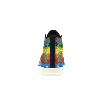 AND THIS, IS THE RAINBOW BRUSH CACTUS. II High Top Action Leather