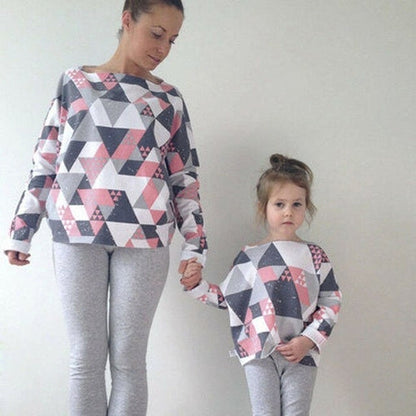 Family Matching Outfits Mother Daughter Women