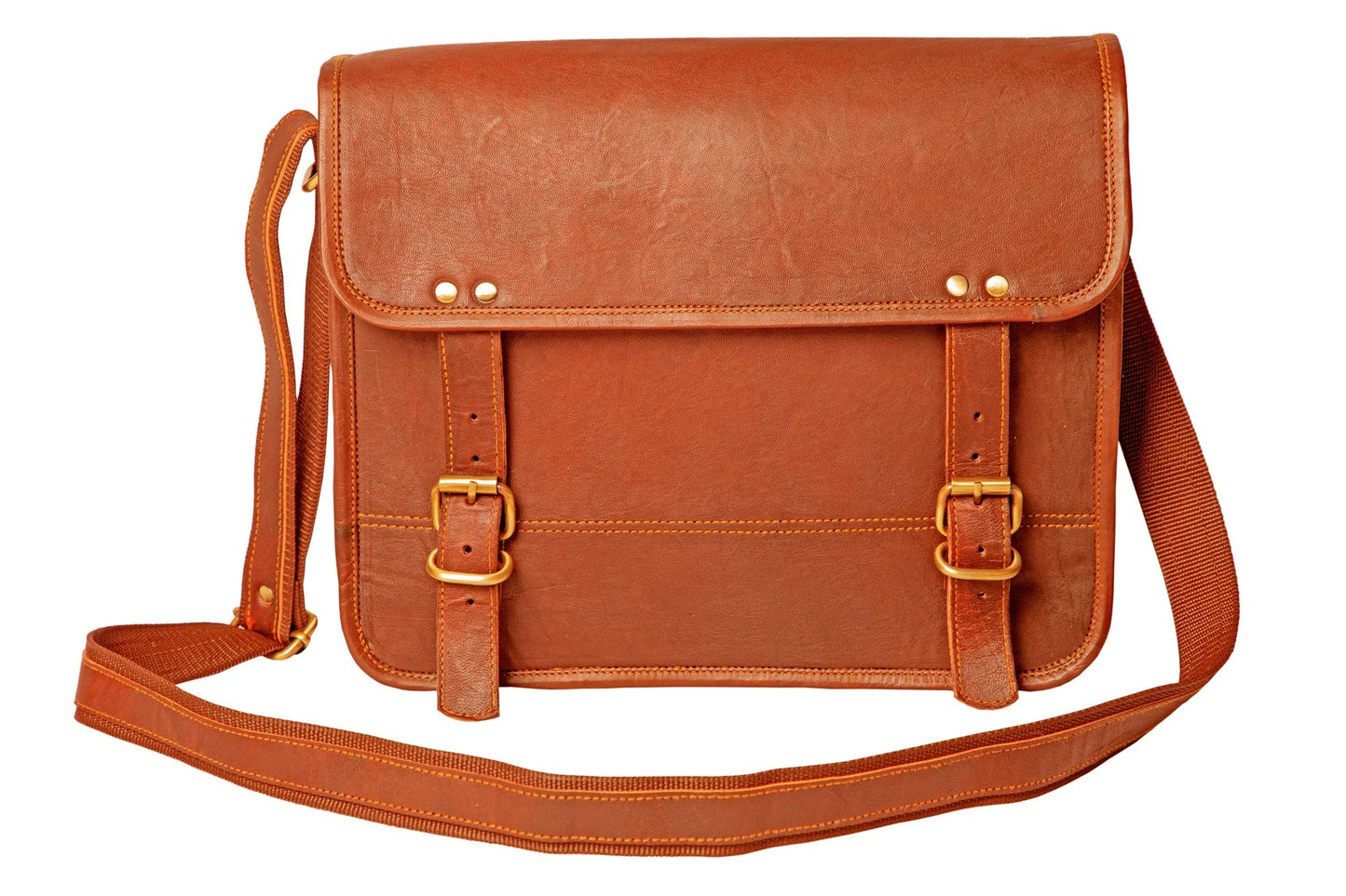 Combo Of 2 ,Leather Crossbody bag with Black Laptop bag.