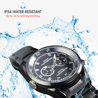 Video Recorder Camera Watch HD 1080P with Night Vision Men's Watch