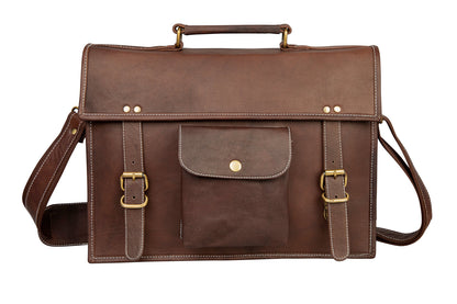 Combo Of 2 ,Leather Crossbody bag with Black Laptop bag.